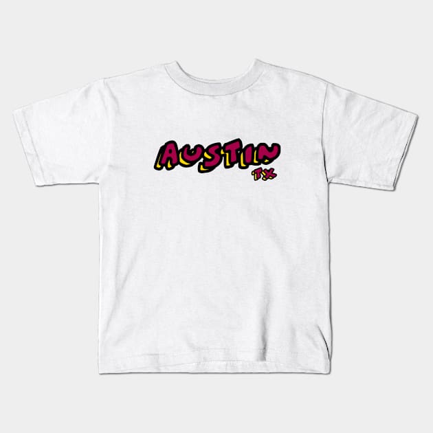 Austin Kids T-Shirt by eddien